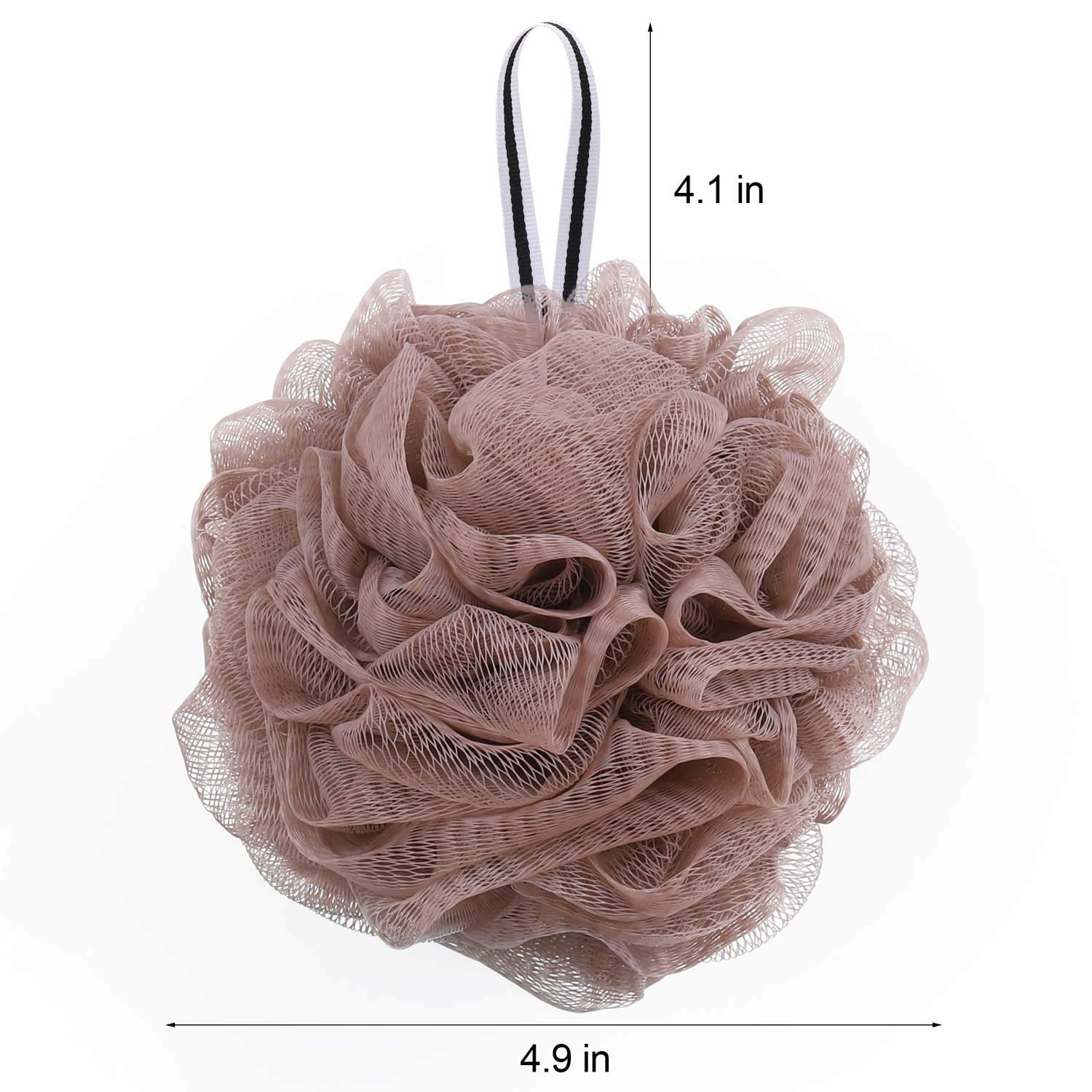 Bath Loofah Shower Sponge Pouf Body Scrubber Exfoliator Scrubber Ball (Set of 6) - Image 2
