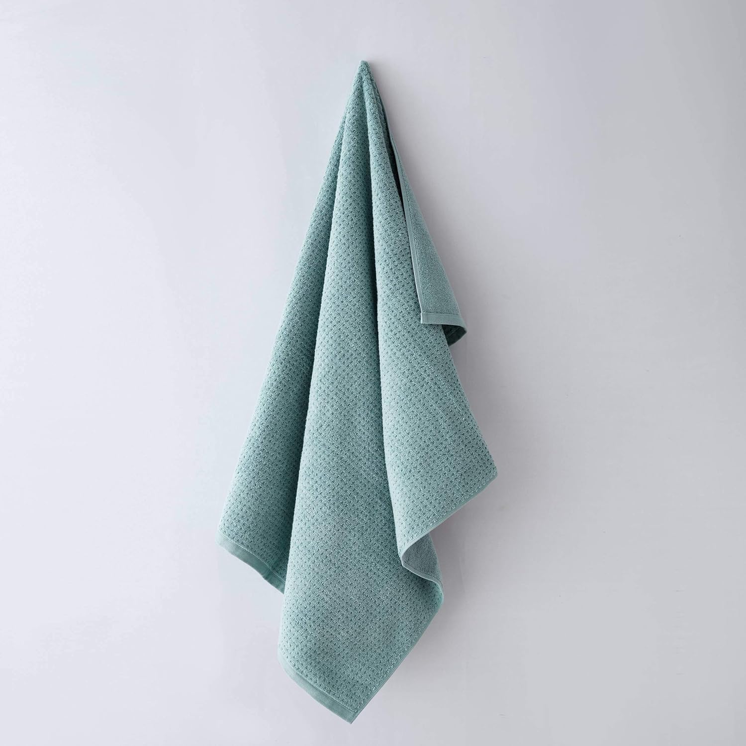 Bath Towels, Highly Absorbent Cotton Bathroom Decor, Low Linting & Fade Resistant,  Certified (Northern Pacific Bay Blue, 6-Piece) - Image 2