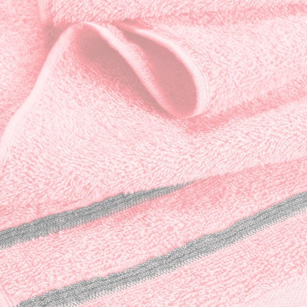 Cotton 2 Pack Oversized Bath Towel Set 28x55 inches, Large Bath Towels, Ultra Absorbant Compact Quickdry & Lightweight Towel, Ideal for Gym Travel Camp Pool - Pink - Image 2