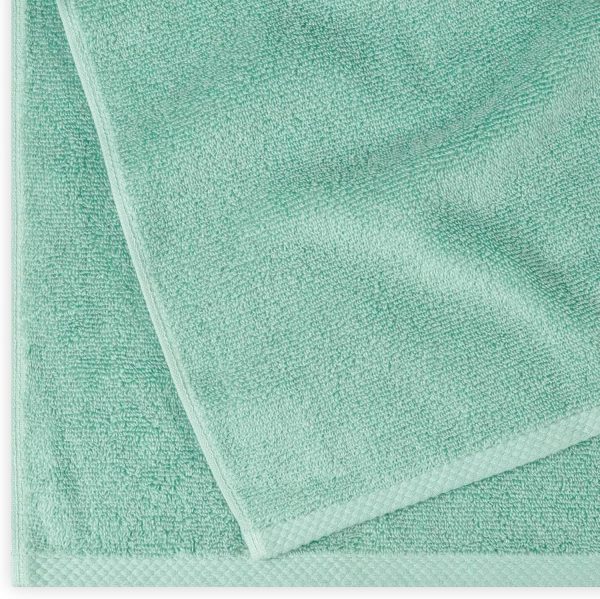 100% Cotton Quick-Dry Lightweight Moisture Absorbing Bath Towel, 2-Pack, Seafoam Green, 54" x 30" - Image 2